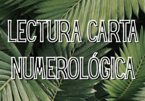 LECTURA CARTA NUMEROLÓGICA